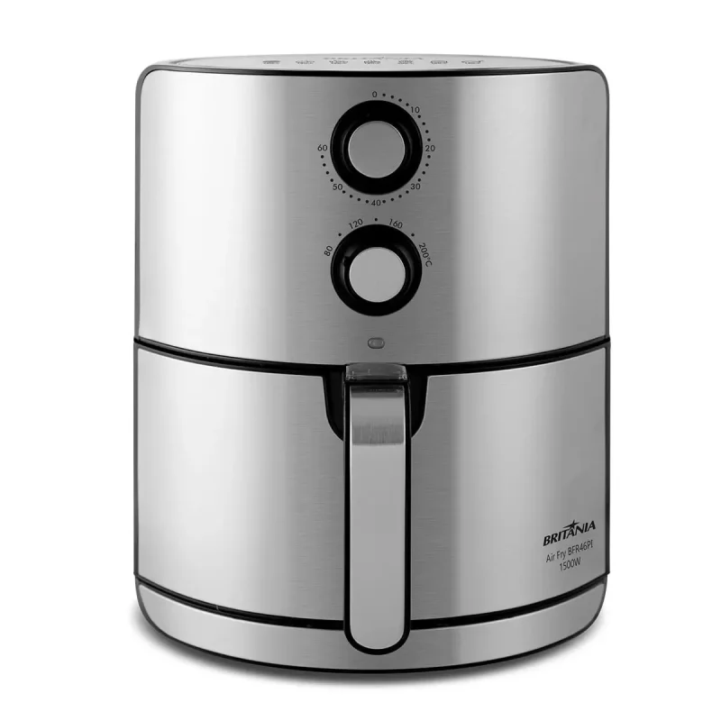 BLACK FRIDAY Air Fryer Britânia 4,6L Antiaderente 1500W BFR46PI