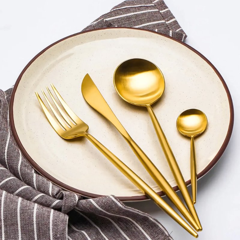 Jogo De Talheres Inoxidável 416 kit 24 peças